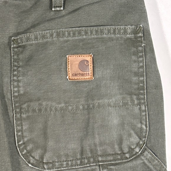 Carhartt Other - Carhartt Work Pants B11 MOS 42x32 Green Utility Carpenter Dungaree Fit Men's